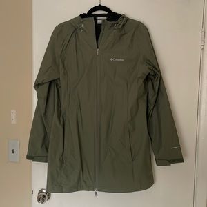 Columbia Raincoat, Olive Green | L